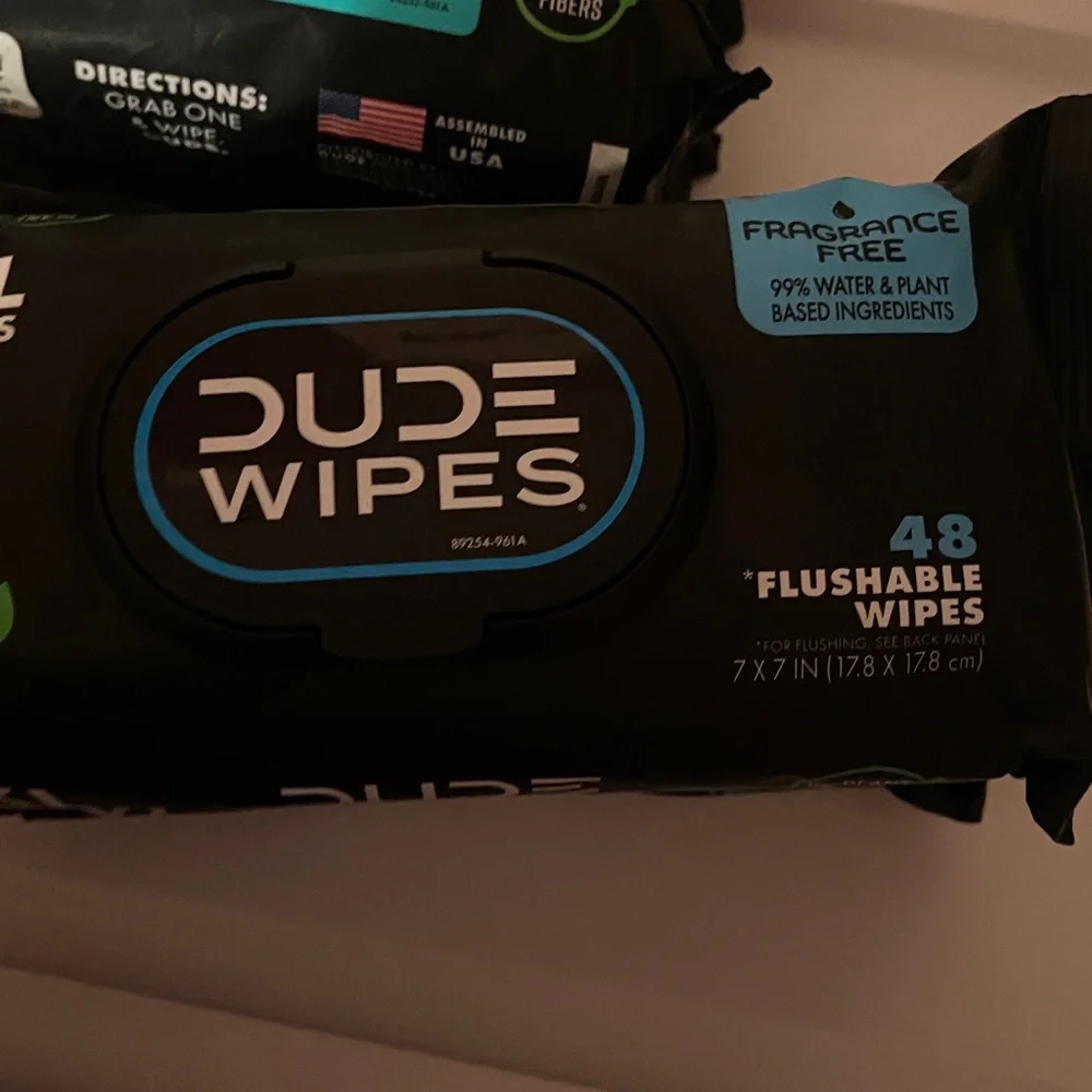 Dude Wipes XL Flushable Wipes bundle